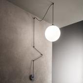 forma design gomb fuggesztek lampa e27  foglalat szurke  geometrikus modern nappali  zsinoros fali mennyezeti felfuto.jpg